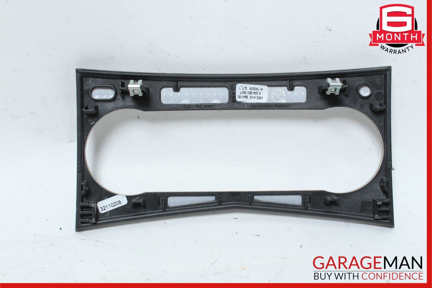 08-11 Mercedes W204 C350 Climate Control Surround Trim Cover Panel OEM