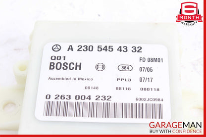 07-12 Mercedes R230 SL550 SL500 Park Parking Assist Control Module Unit