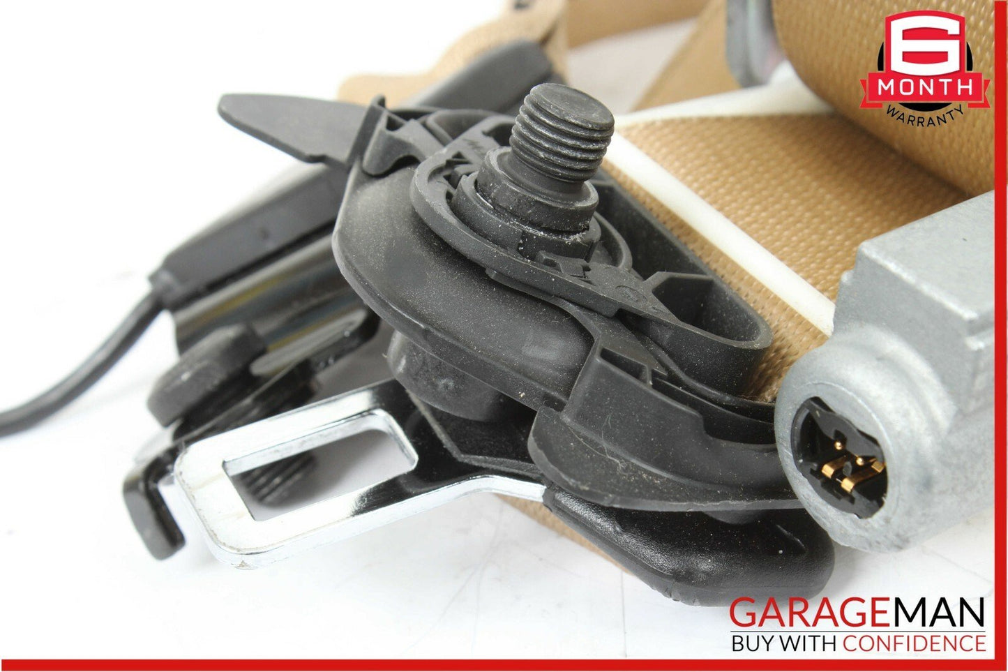 08-14 Mercedes W204 C300 Front Right Side Seatbelt Seat Belt Retractor Brown