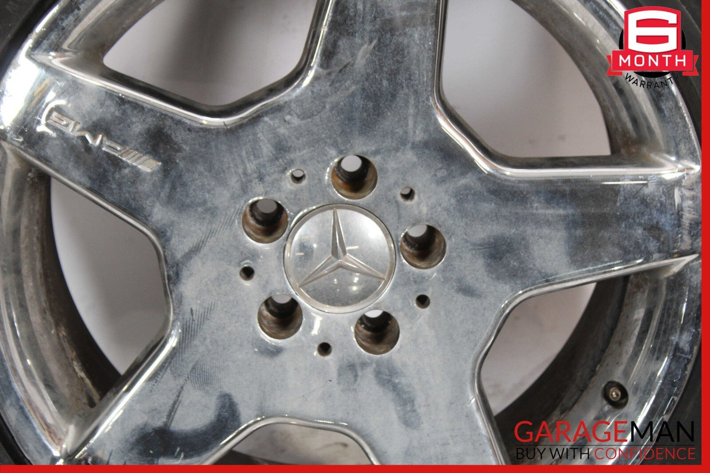 00-06 Mercedes W220 S430 CL500 9 X R18 18" Rear Wheel Tire Rim 2204013702 OEM
