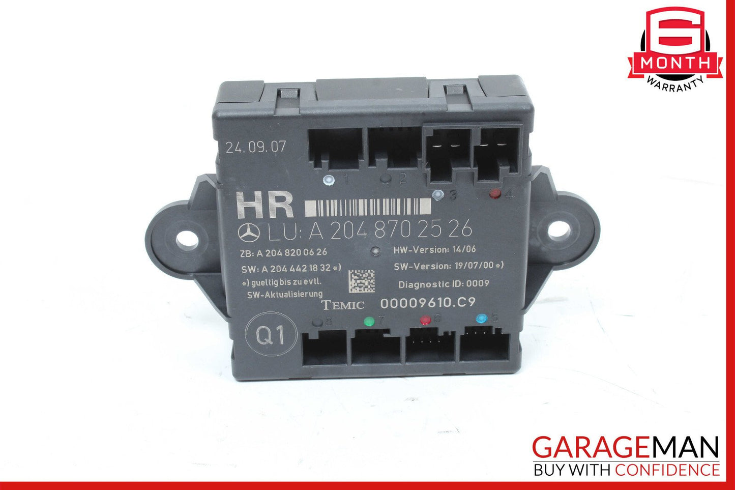08-18 Mercedes W204 C300 E400 Front Left Side Door Control Module OEM