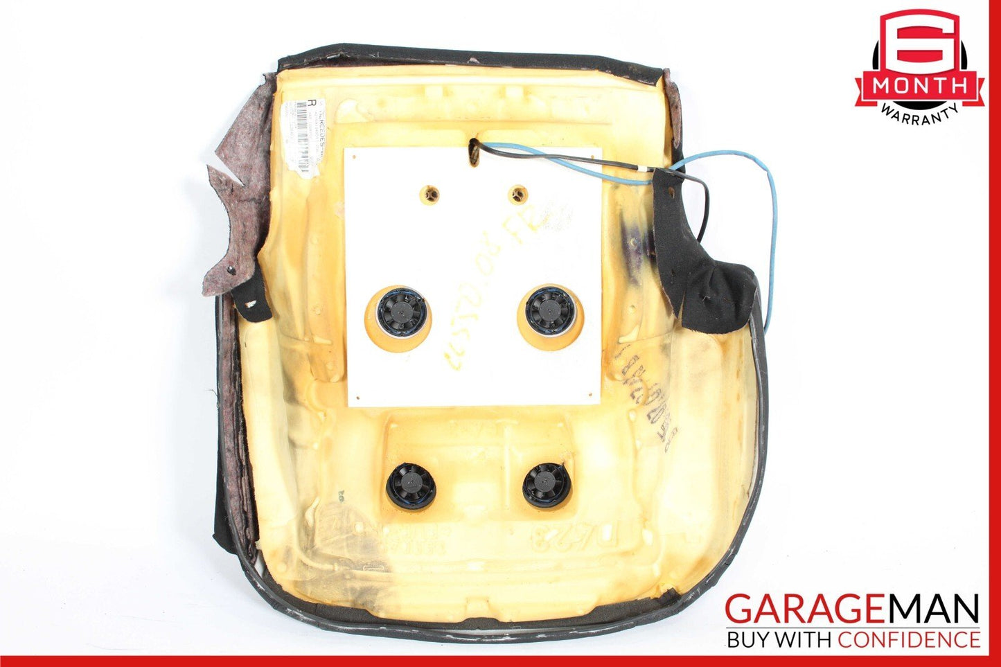 07-10 Mercedes W216 CL550 Front Right Side Bottom Lower Seat Cushion Anthracite