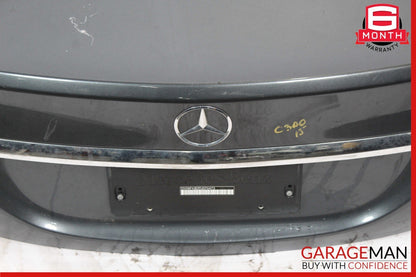 15-20 Mercedes W205 C300 Rear Trunk Lid Shell Cover Panel Black OEM