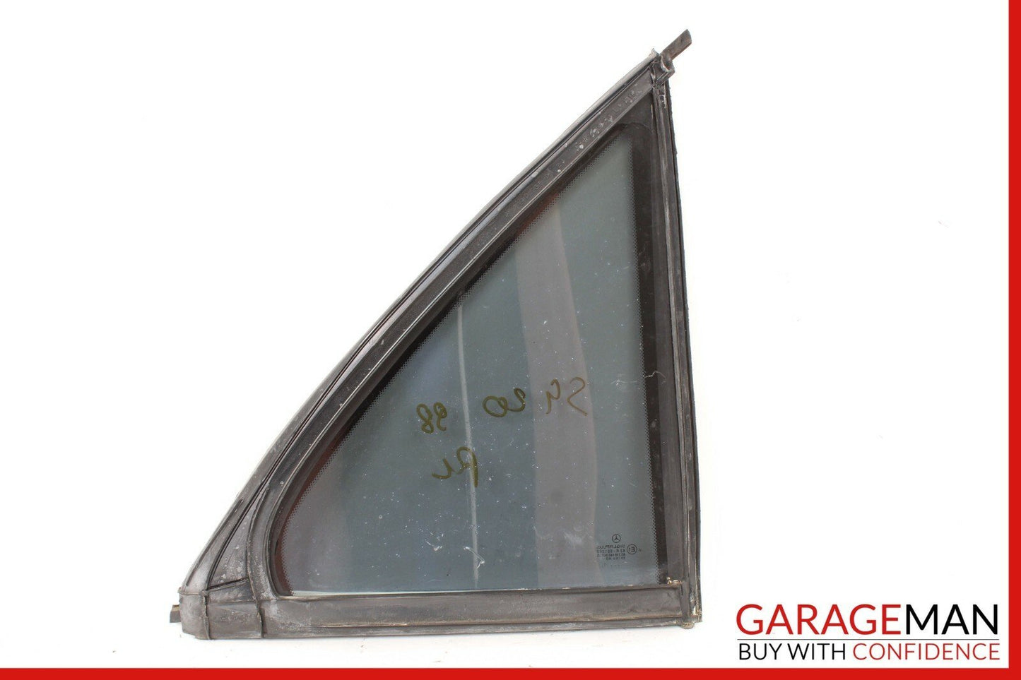 94-99 MERCEDES W140 S500 REAR LEFT DRIVER SIDE QUARTER WINDOW GLASS OEM