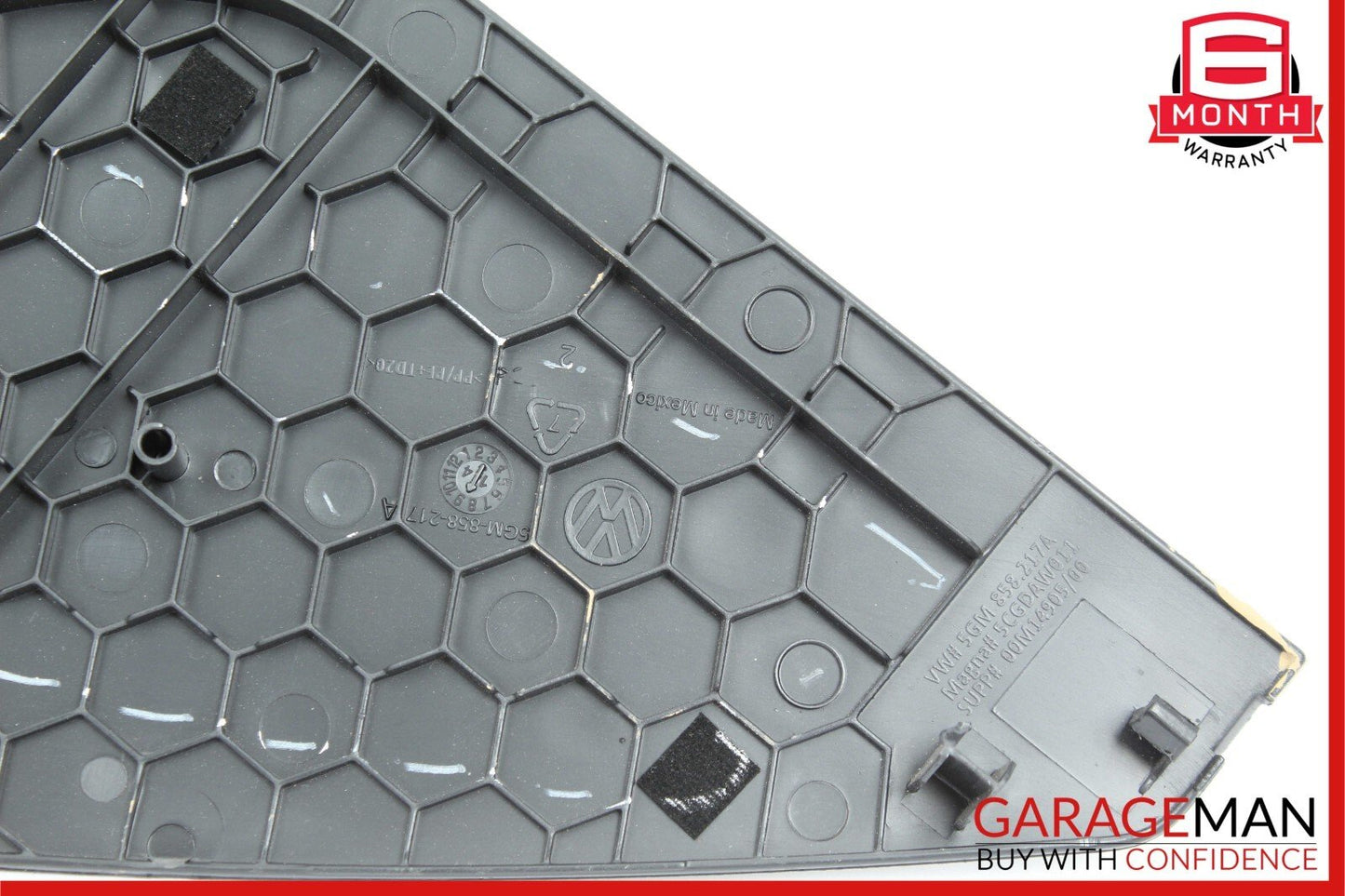 15-19 Volkswagen Golf GTI Front Left Dashboard Trim Black ZSB5GM858217 OEM