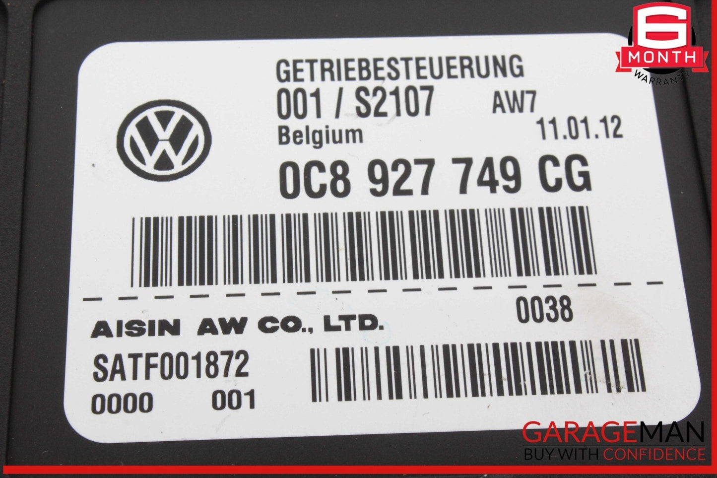 11-14 Porsche Cayenne S 958 TCU Automatic Transmission Control Unit OEM