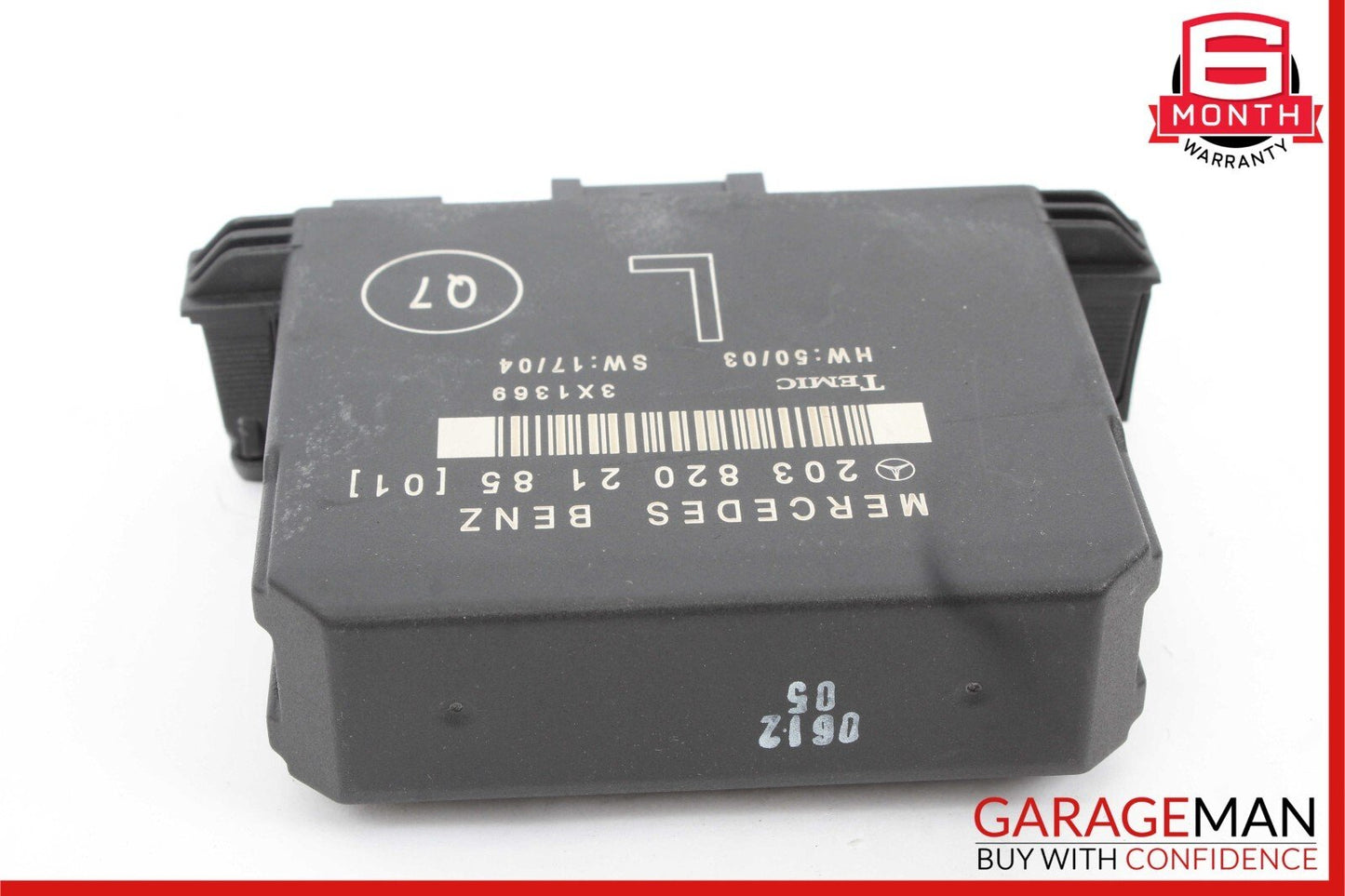 01-07 Mercedes W203 C230 C350 Rear Left Side Door Computer Control Module Unit