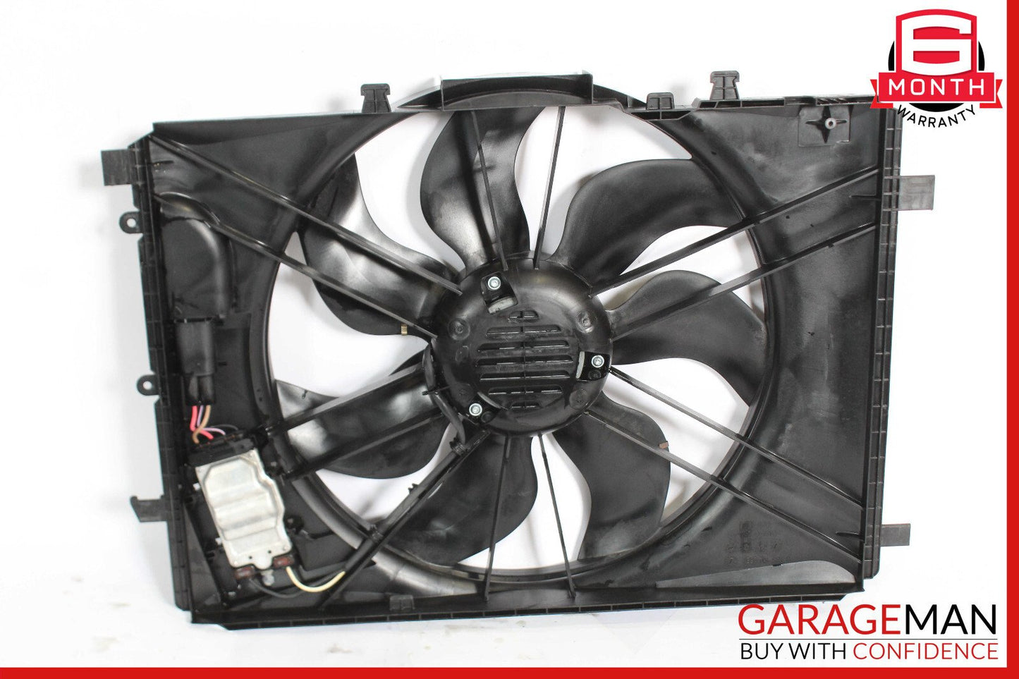 08-18 Mercedes W204 C250 C300 Engine Radiator Cooling Fan Shroud Motor Assy