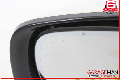 14-17 Maserati Quattroporte S Q4 Front Left Side Door Rear View Mirror White OEM