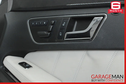 10-13 Mercedes W212 E350 E550 Front Right Side Interior Door Panel Cover Grey