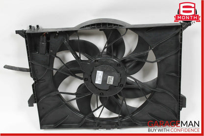 10-13 Mercedes W221 S550 CL550 Engine Cooling Fan Shroud Motor Assembly OEM