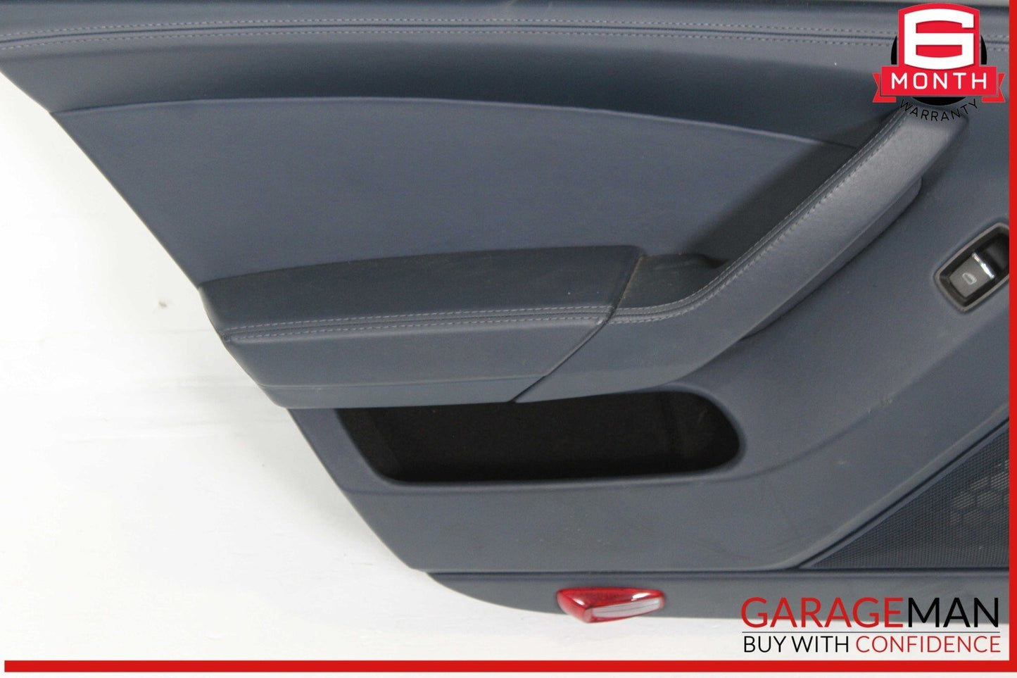 10-16 Porsche Panamera 970 Rear Left Interior Door Panel Leather OEM