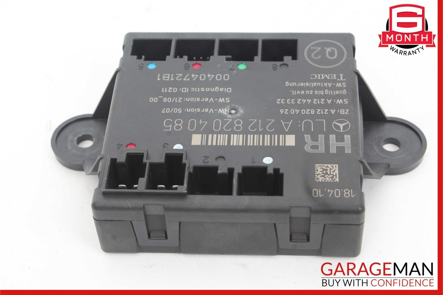 08-14 Mercedes W212 E350 C350 Rear Right Side Door Control Module OEM
