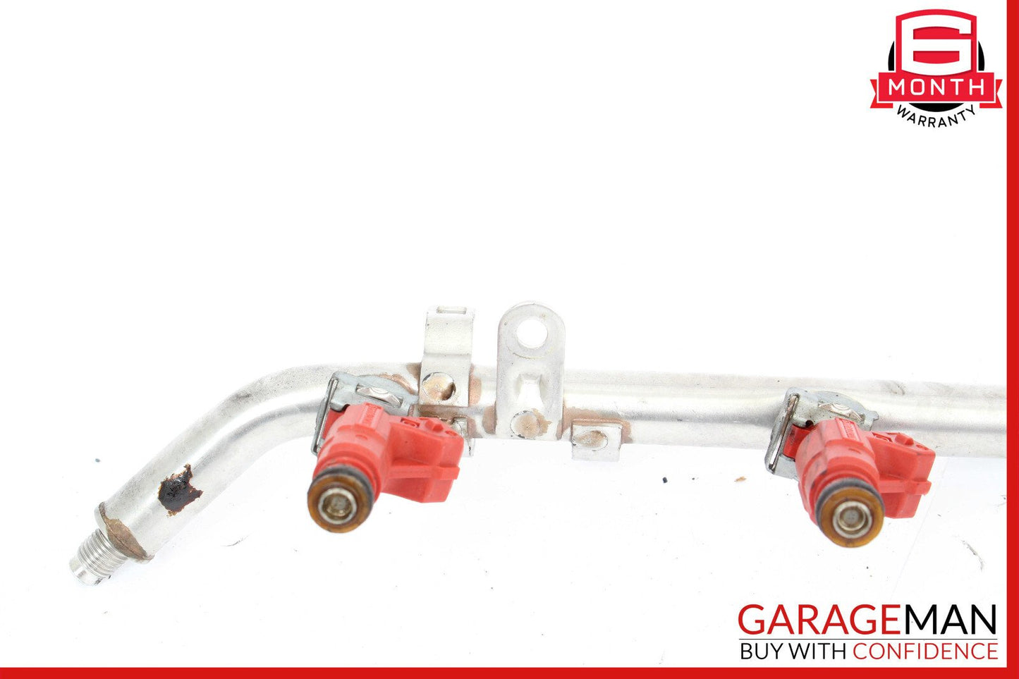 01-04 Mercedes W203 C240 Fuel Injection Rail Line w/ Injectors 1120700895 OEM
