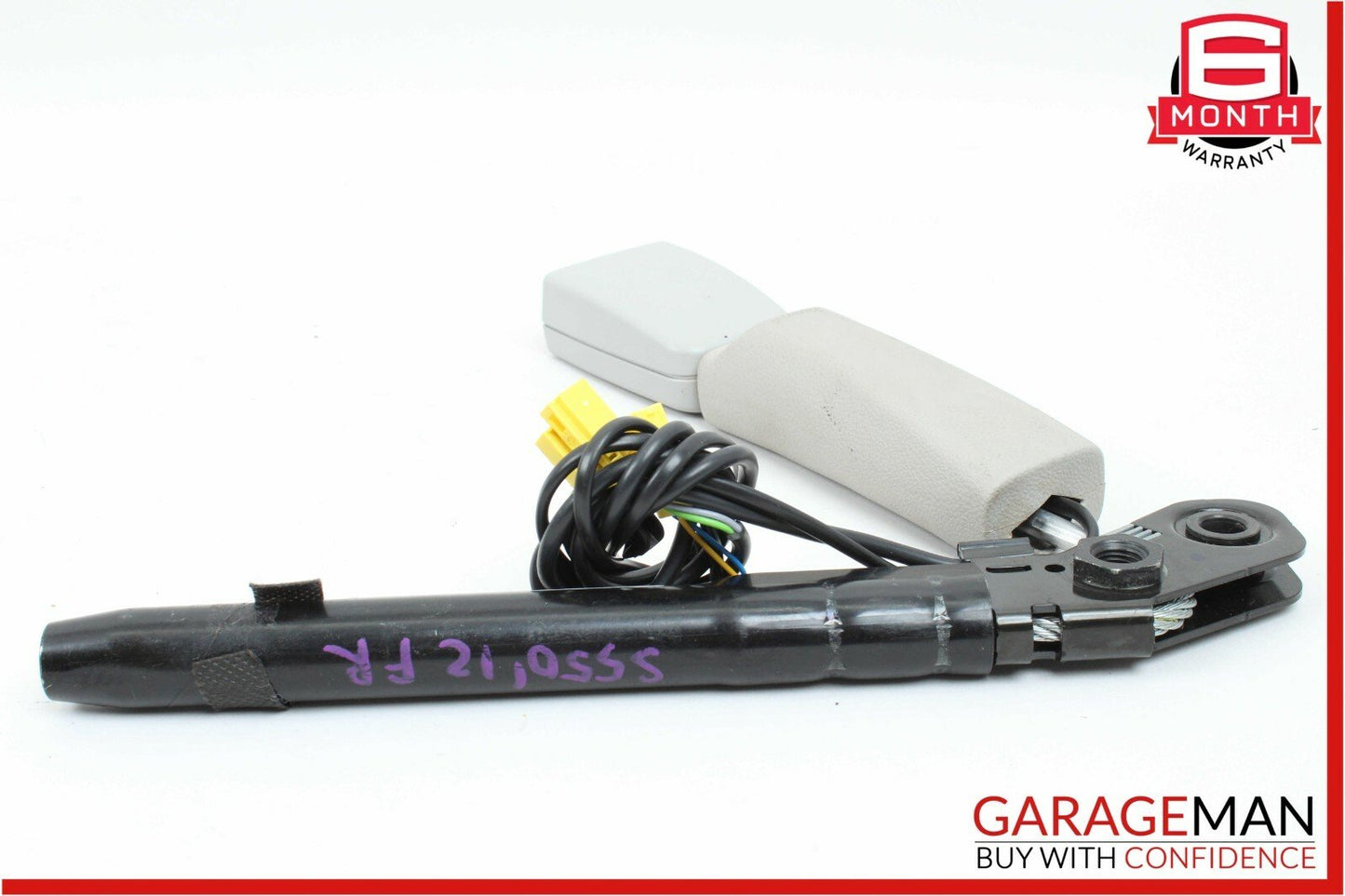 07-13 Mercedes S550 CL600 Front Right Seat Belt Seatbelt Receiver Buckle Grey