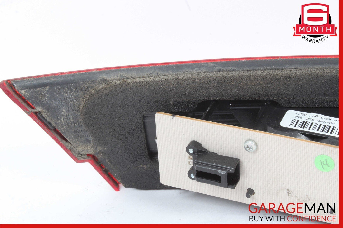 09-11 Jaguar XF Rear Right Side Inner Trunk Lid Tail Light 8X2315K272CD OEM