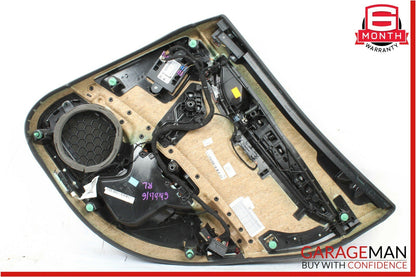 14-17 Maserati Ghibli Rear Left Side Complete Interior Door Trim Panel Assembly