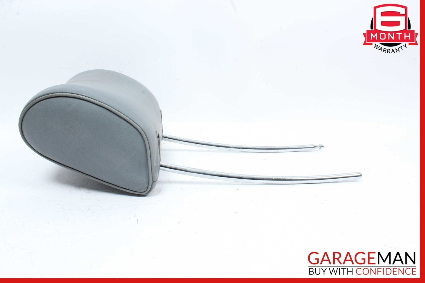 79-91 Mercedes W126 420SEL Front Left / Right Side Seat Headrest Head Rest Gray