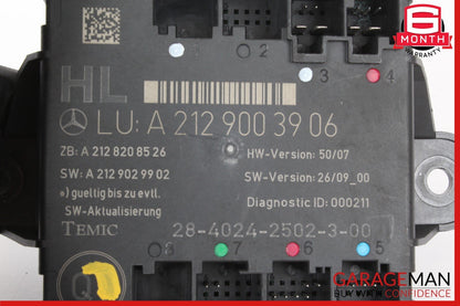 08-18 Mercedes W204 C300 4MATIC Rear Left Side Door Control Module OEM