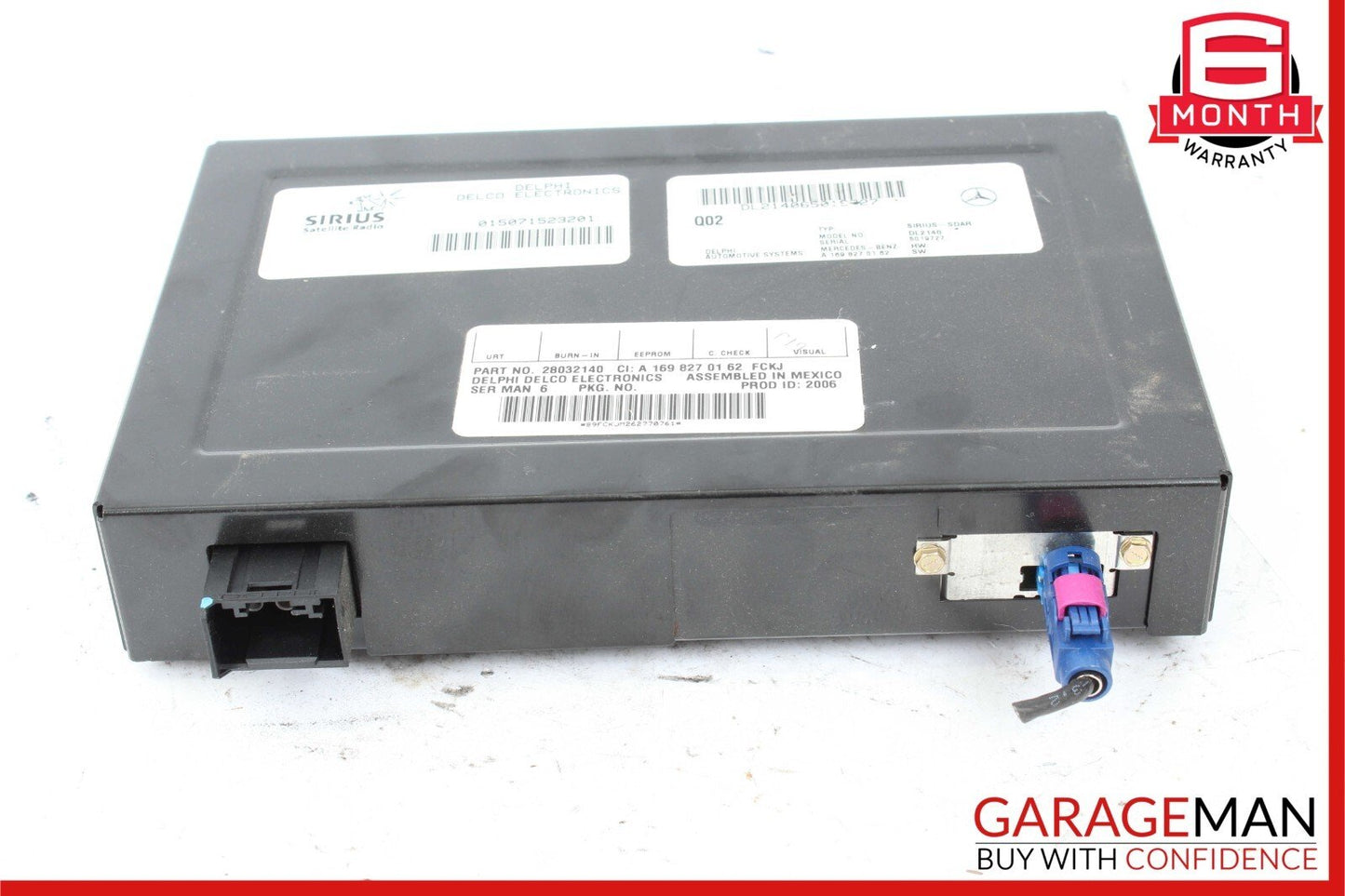 03-09 Mercedes W211 E350 C230 Sirius Satellite Radio Receiver 1698270162 OEM