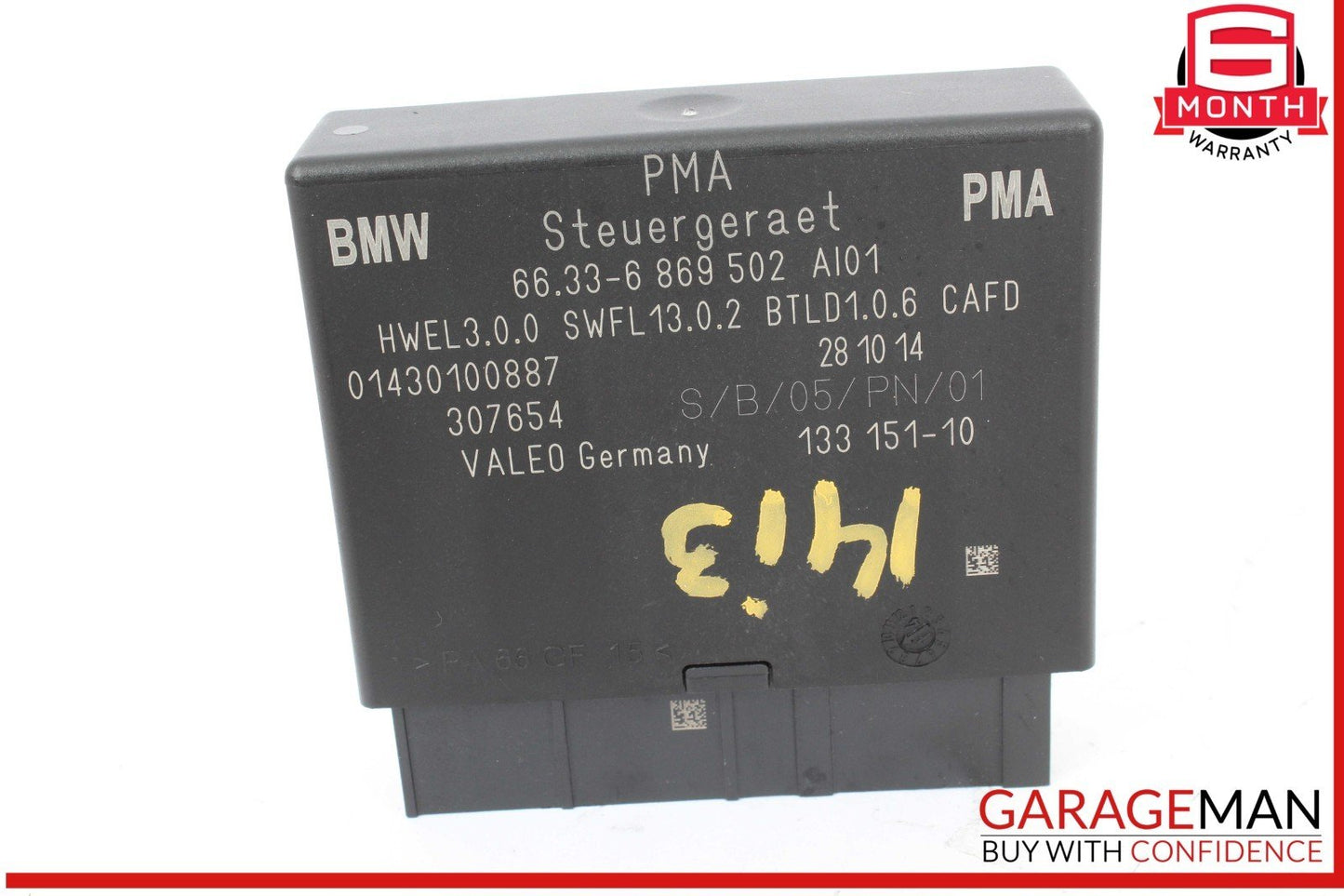 14-15 BMW i3 Park Parking Assist Assistant Control Module Unit 6869502 OEM