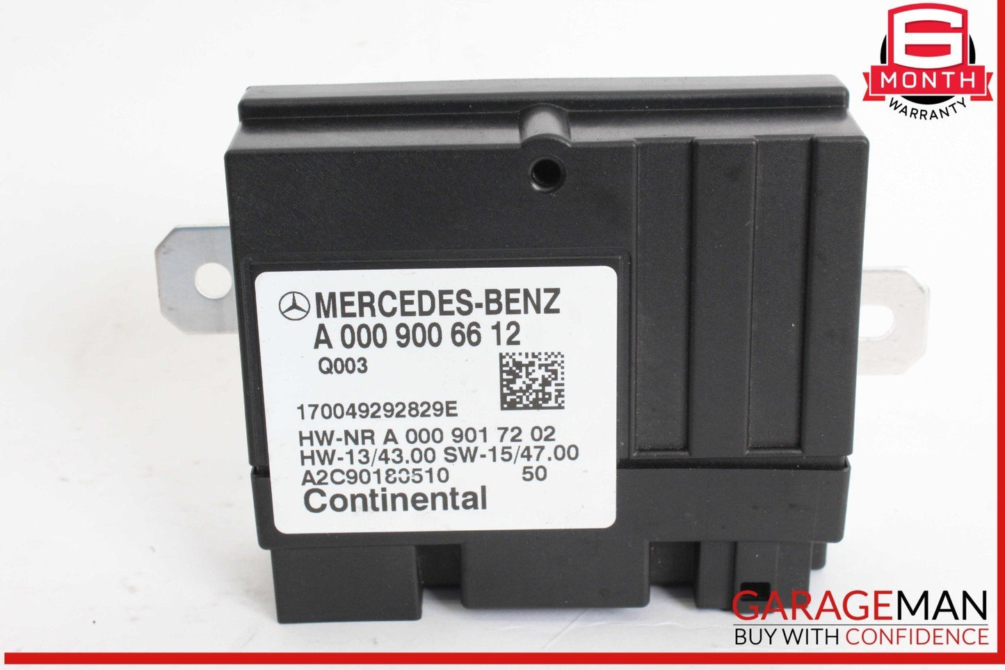 17-19 Mercedes W205 C300 E300 Fuel Pump Control Module 0009006612 OEM