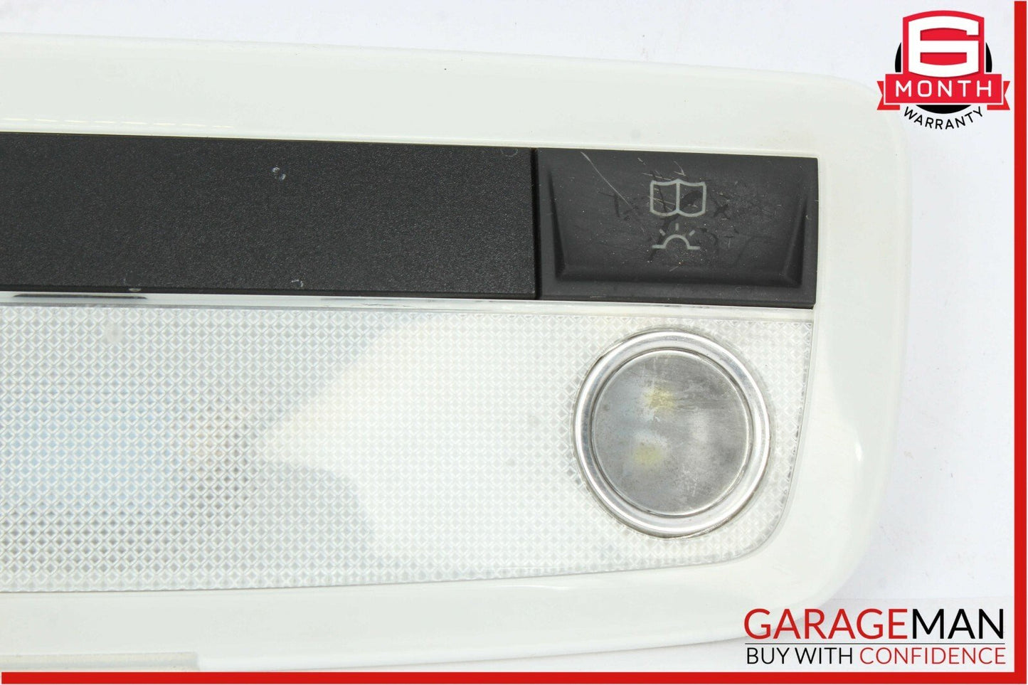 08-14 Mercedes W204 C300 Rear Overhead Dome Light Lamp Reading Map Black