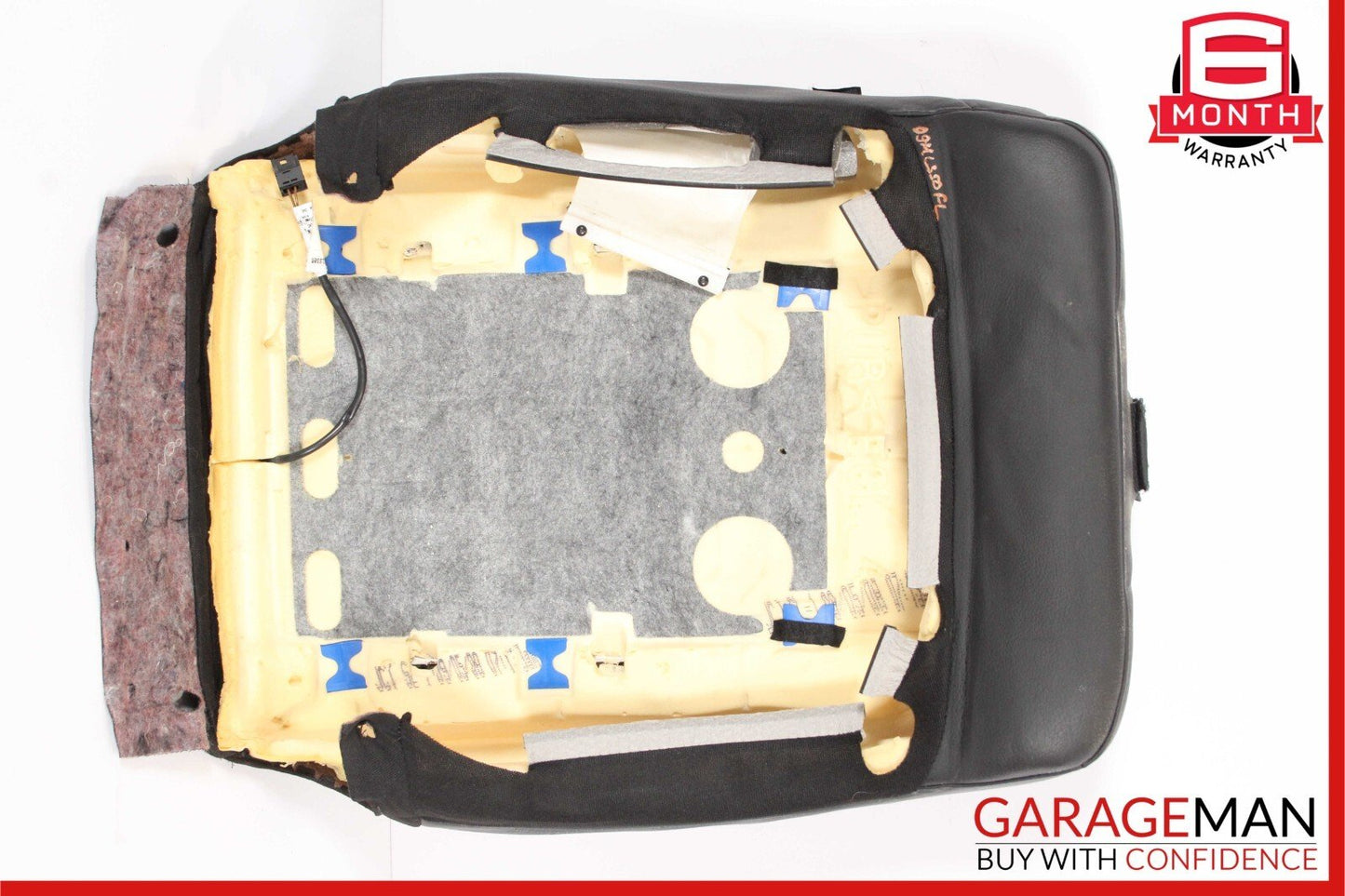 09-13 Mercedes W164 ML320 R350 Front Left Side Upper Seat Cushion Cover Black
