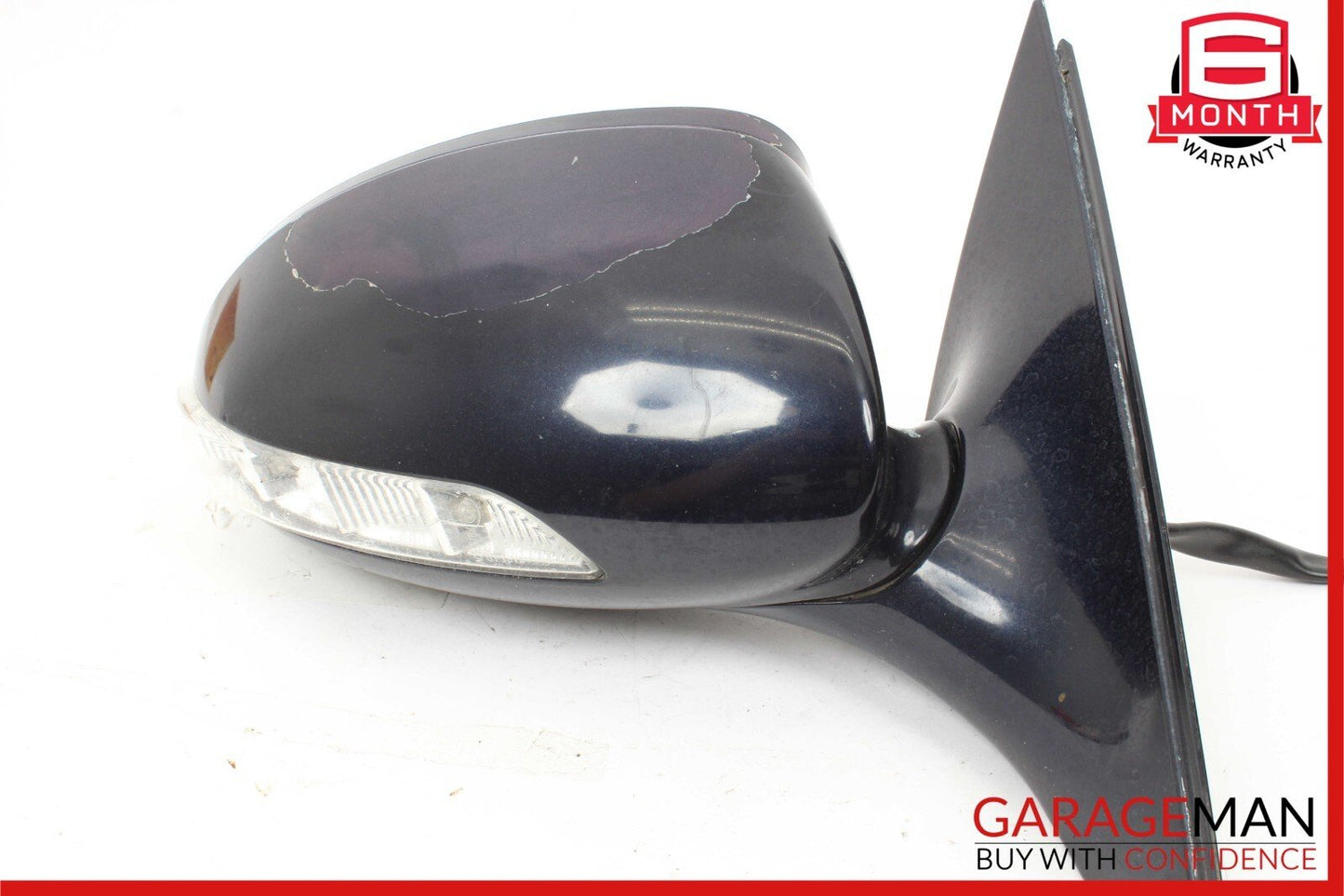07-09 Mercedes W221 S450 S550 Front Right Side Mirror Door Rear View Blue OEM