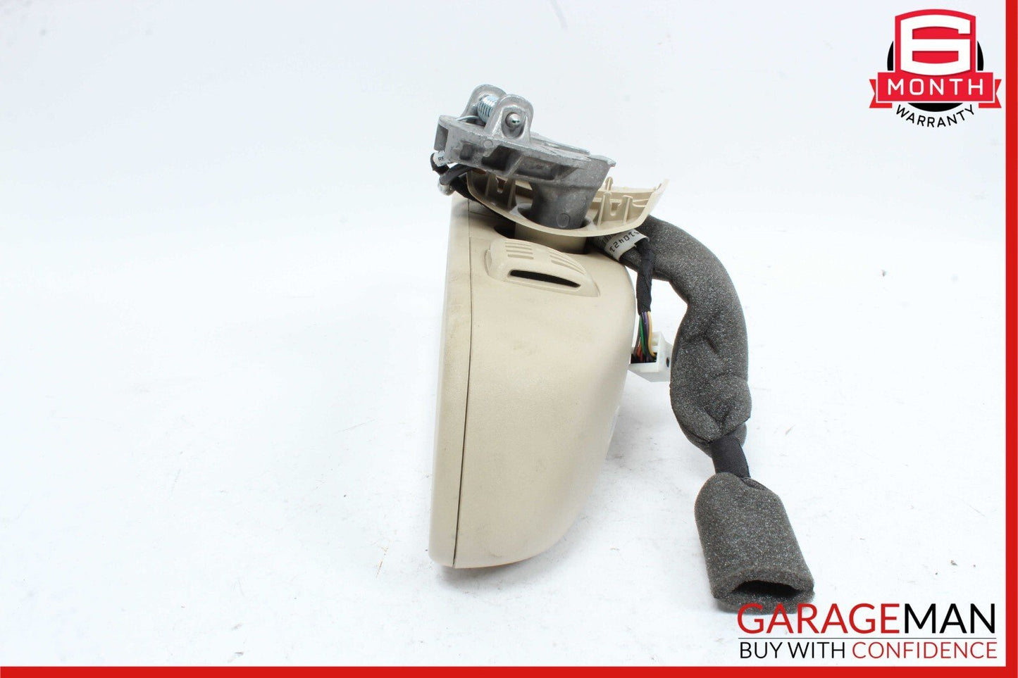 08-14 Mercedes W204 C250 C300 C63 AMG Top Upper Rear View Mirror Assembly Beige