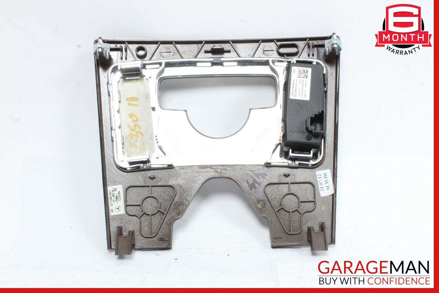 10-13 Mercedes W212 E400 E350 E550 Center Console Switch Trim Bezel Wood OEM