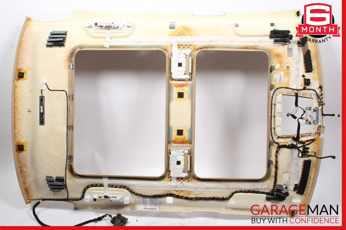 07-09 Mercedes W221 S450 S550 Panoramic Interior Roof Ceiling Headliner Beige