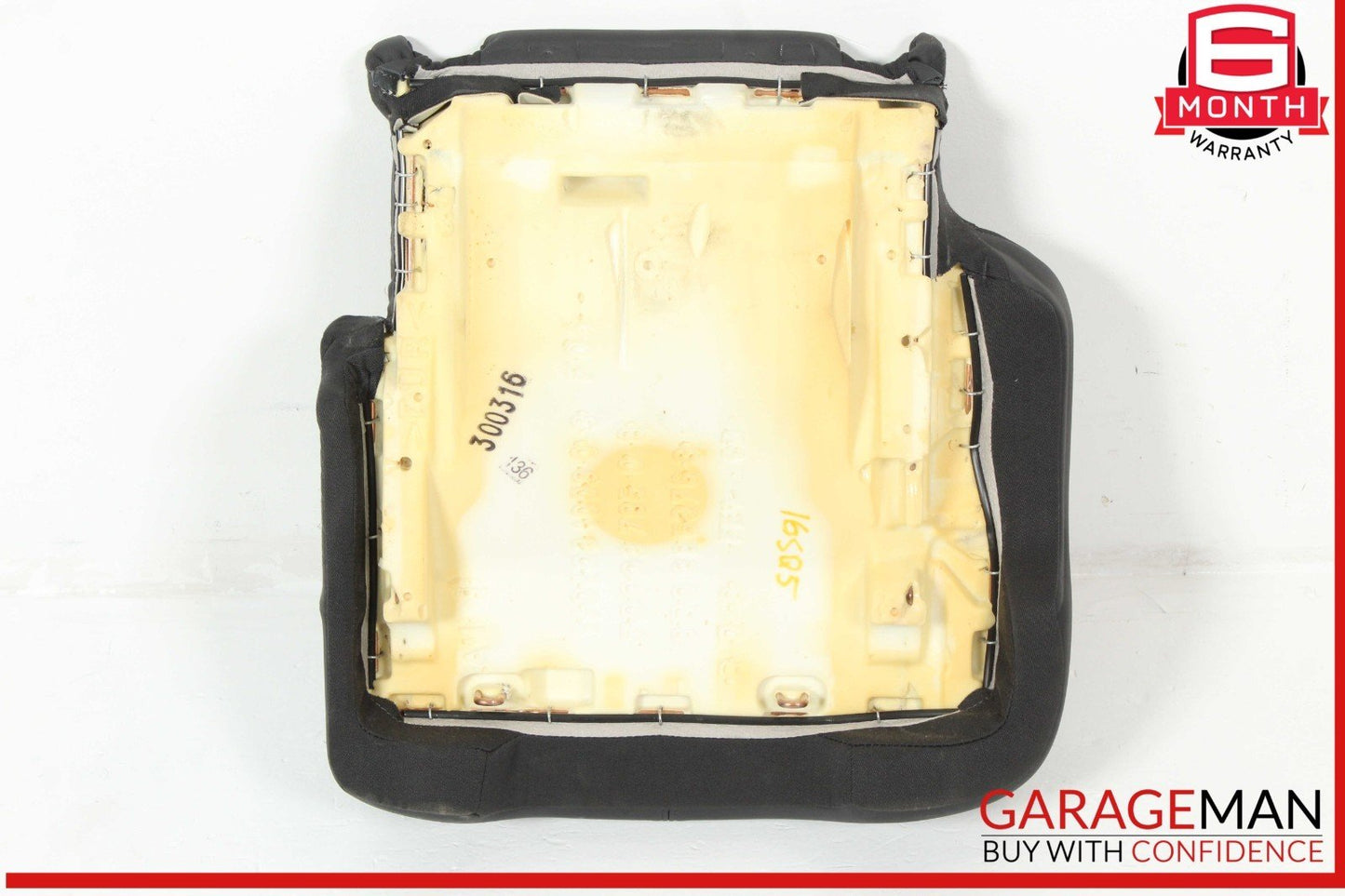 09-17 Audi SQ5 Q5 Rear Right Bottom Lower Seat Cushion Black OEM