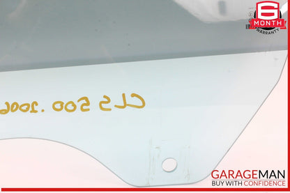 06-11 Mercedes W219 CLS500 CLS550 Front Left Driver Side Door Window Glass