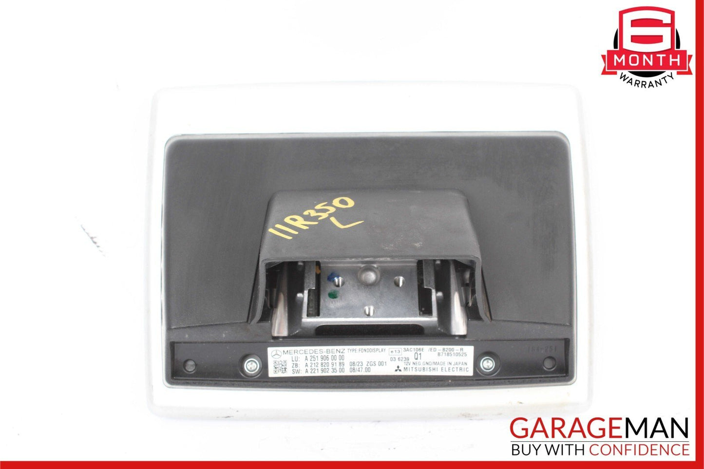 09-13 Mercedes X164 GL450 Left or Right Side Headrest Screen Monitor Display OEM
