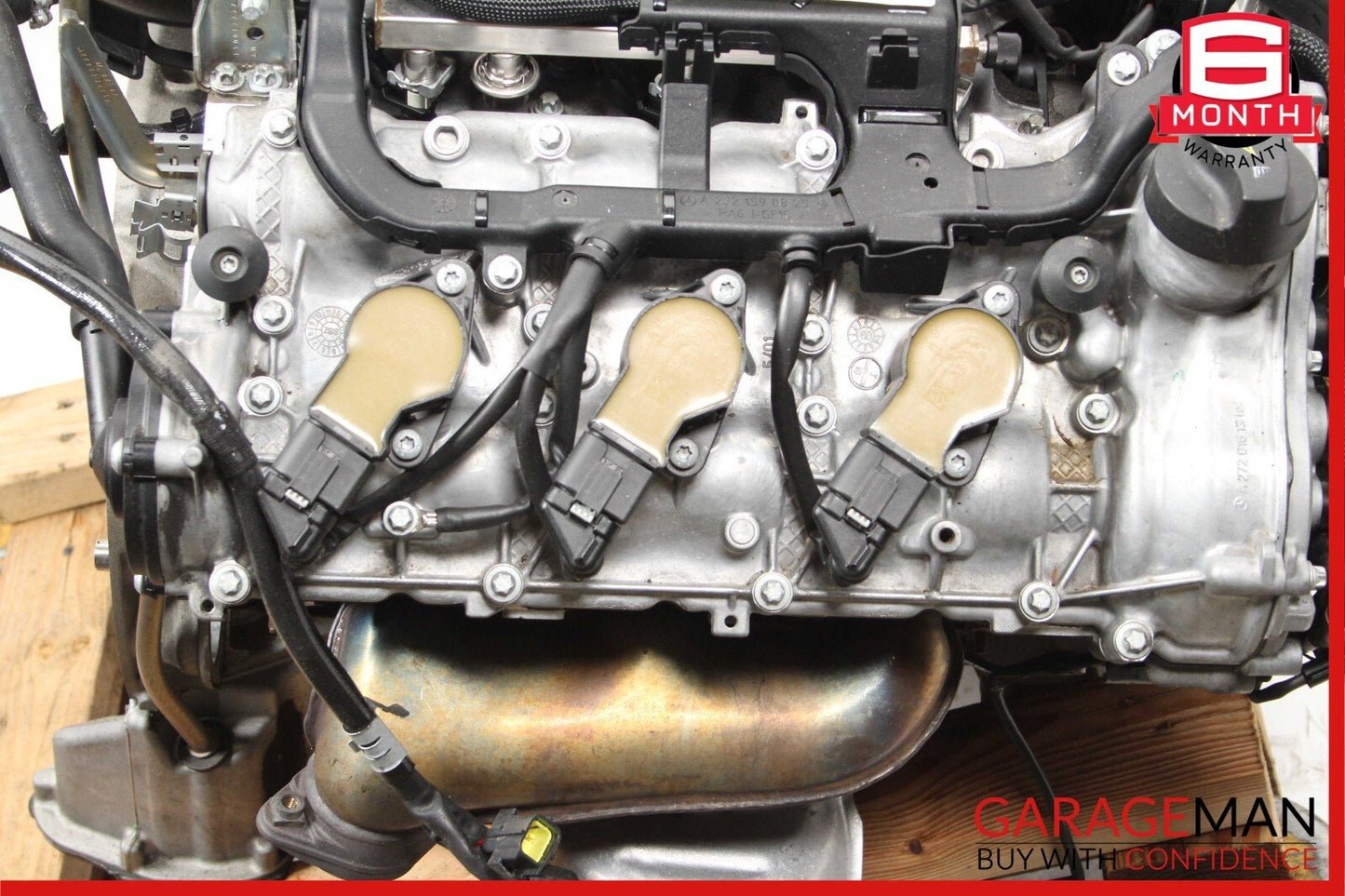 06-11 Mercedes R171 SLK300 C300 3.0L M272 Engine Motor Block Assembly RWD 116k