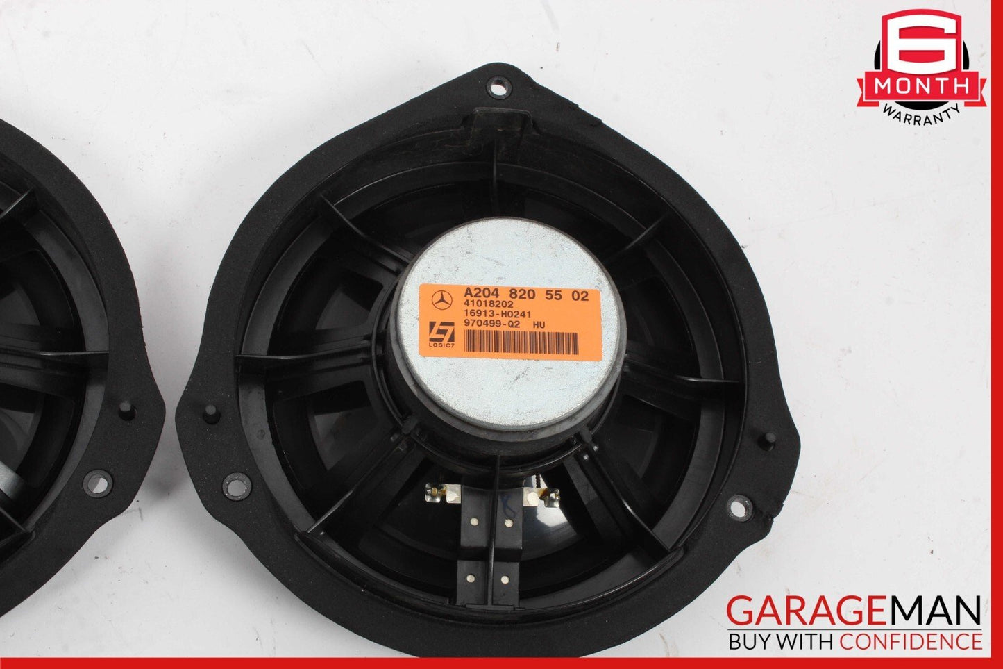 08-18 Mercedes W218 CLS500 C250 Front Door Audio Speaker Logic 7 Set of 2 Pc OEM