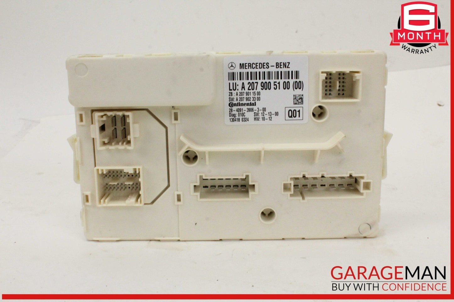 11-17 Mercedes W207 E350 Convertible Soft Top Roof Control Module 2079004500 OEM