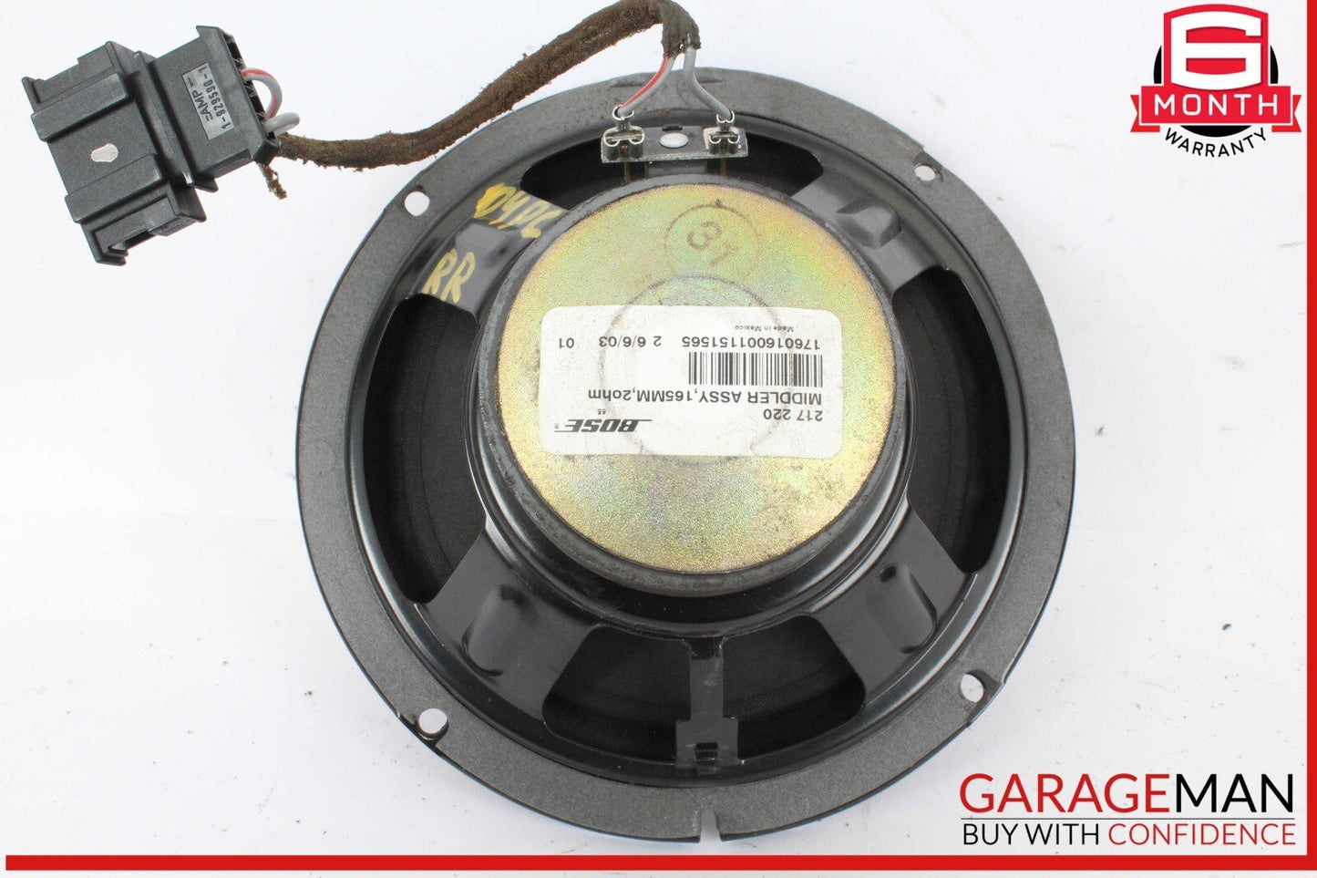 03-10 Porsche Cayenne S 955 957 Bose Rear Left & Right Side Door Speaker Set OEM