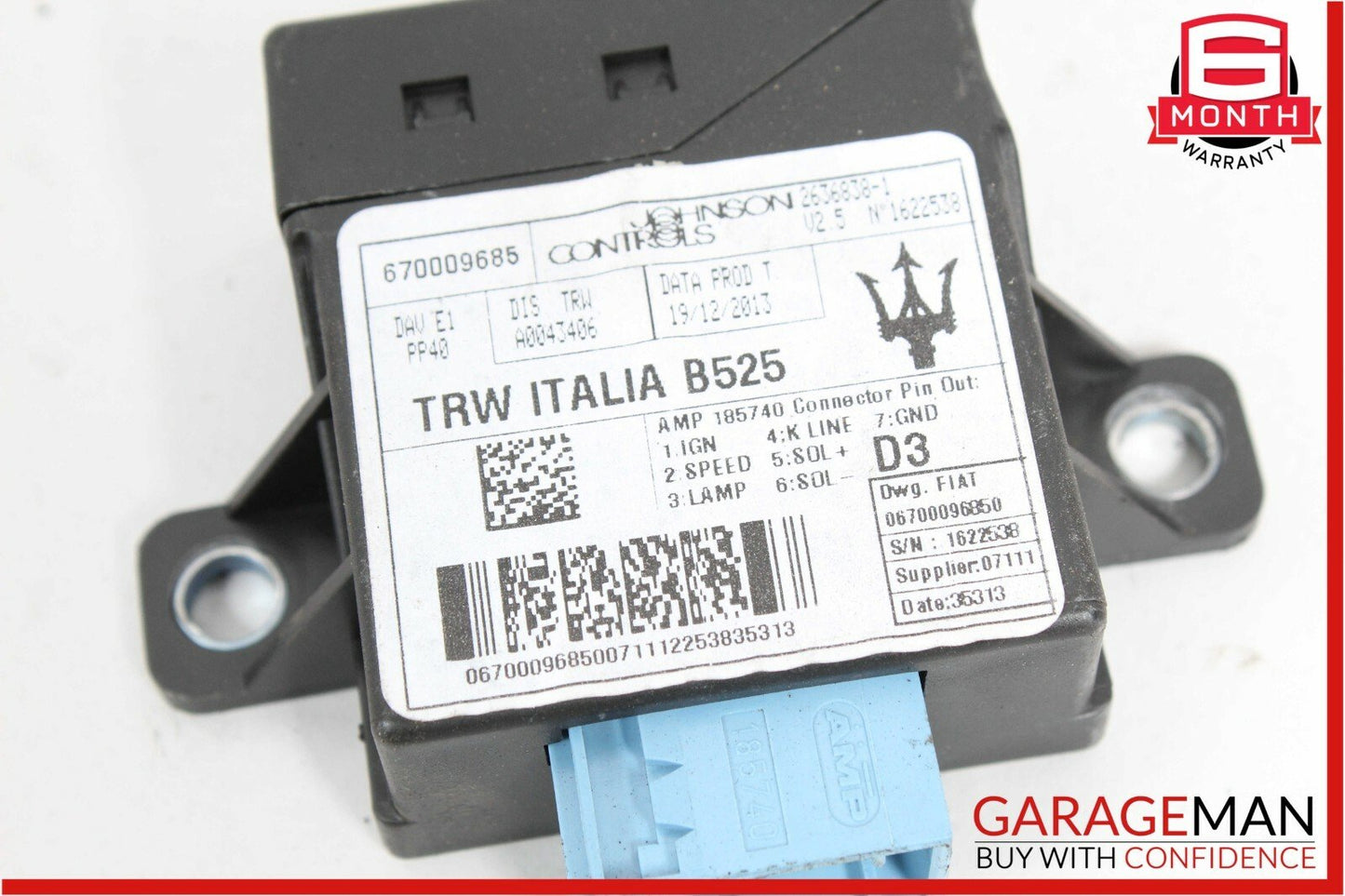 14-18 Maserati Ghibli Quattroporte Power Steering Control Controller Module Unit