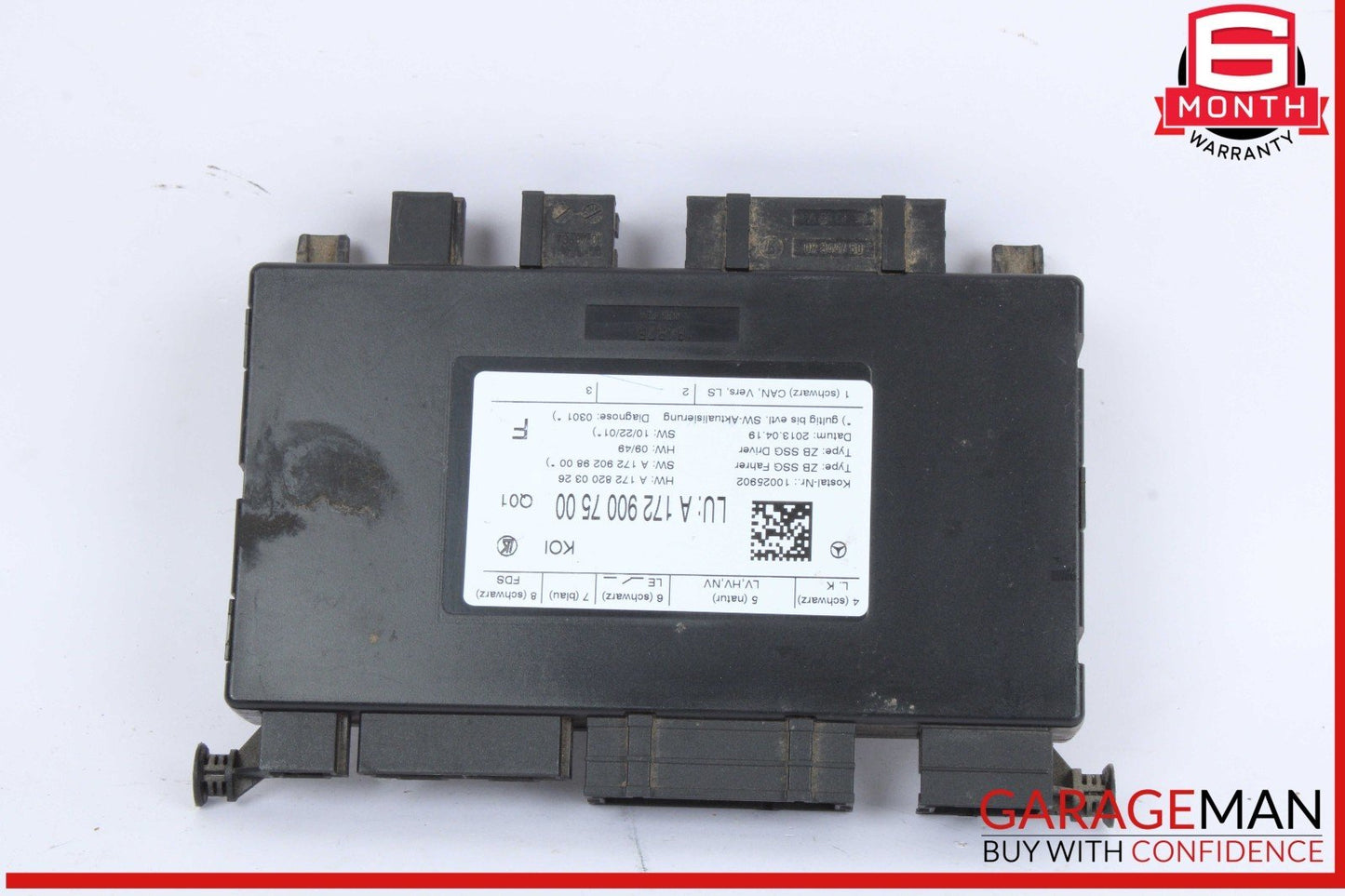 10-18 Mercedes X204 GLK250 Front Left Side Seat Control Module 1729007500 OEM