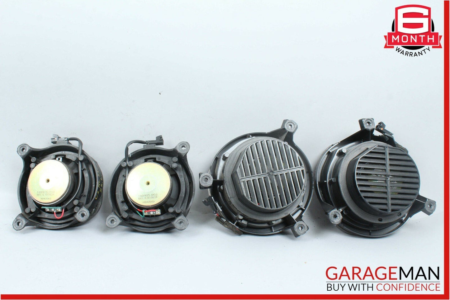 02-05 Mercedes W163 ML320 Complete Door Sound Audio Speaker Set pf 4 Pc OEM