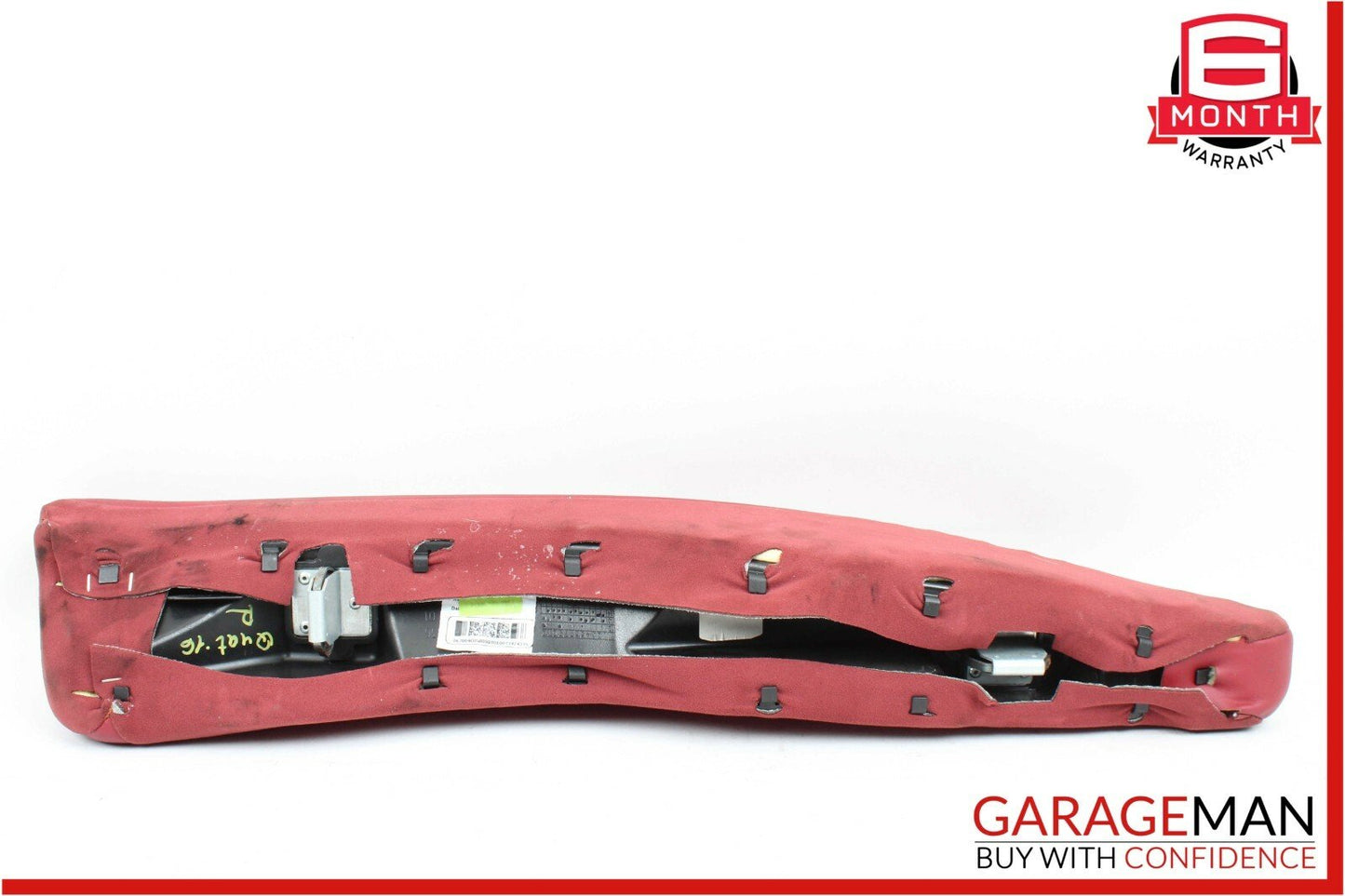 14-18 Maserati Quattroporte Rear Right Side Seat Bolster Cushion Pad Cover Red