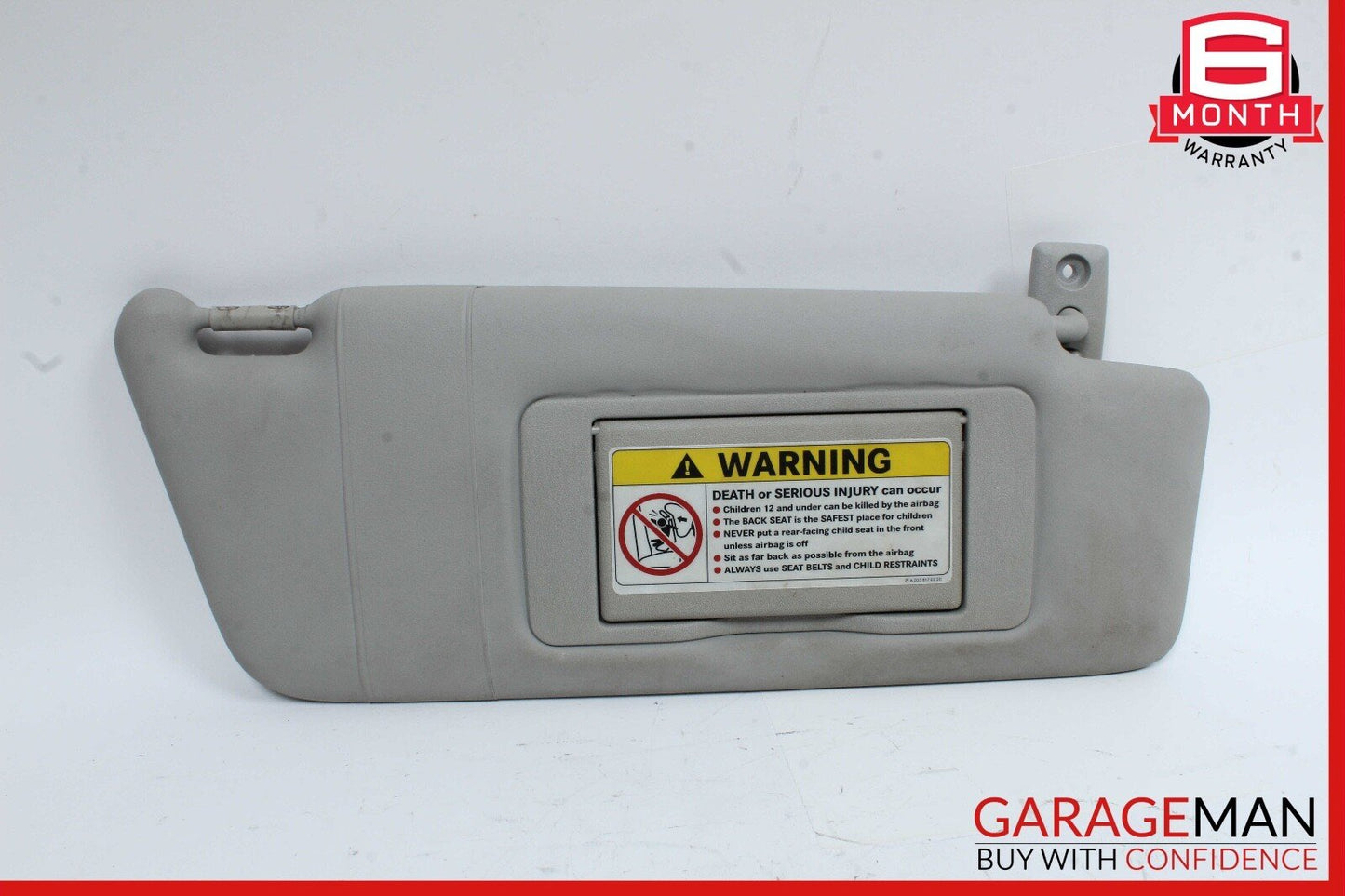 01-07 Mercedes W203 C230 Front Right Side Sun Visor Sun Shade Sunshade Grey OEM