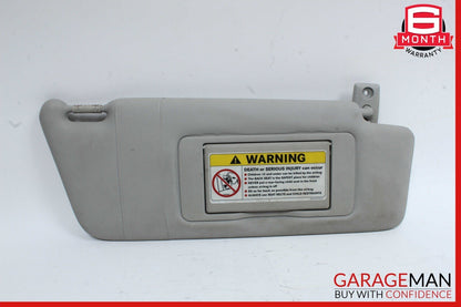 01-07 Mercedes W203 C230 Front Right Side Sun Visor Sun Shade Sunshade Grey OEM