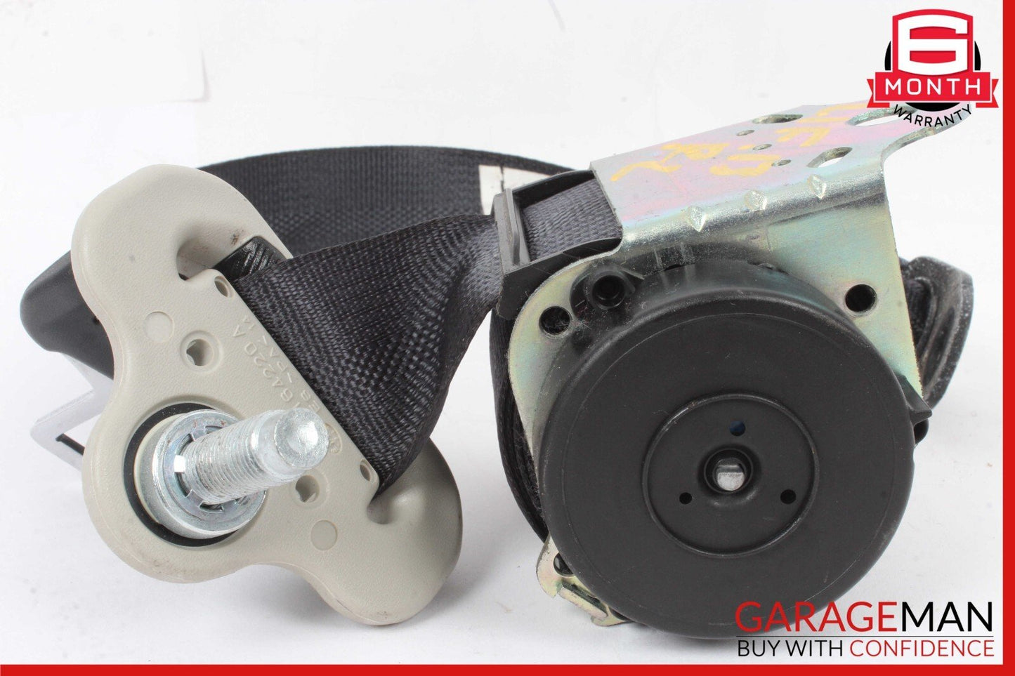 13-14 Nissan Leaf Rear Left Driver Side Seatbelt Seat Belt Retractor Black OEM