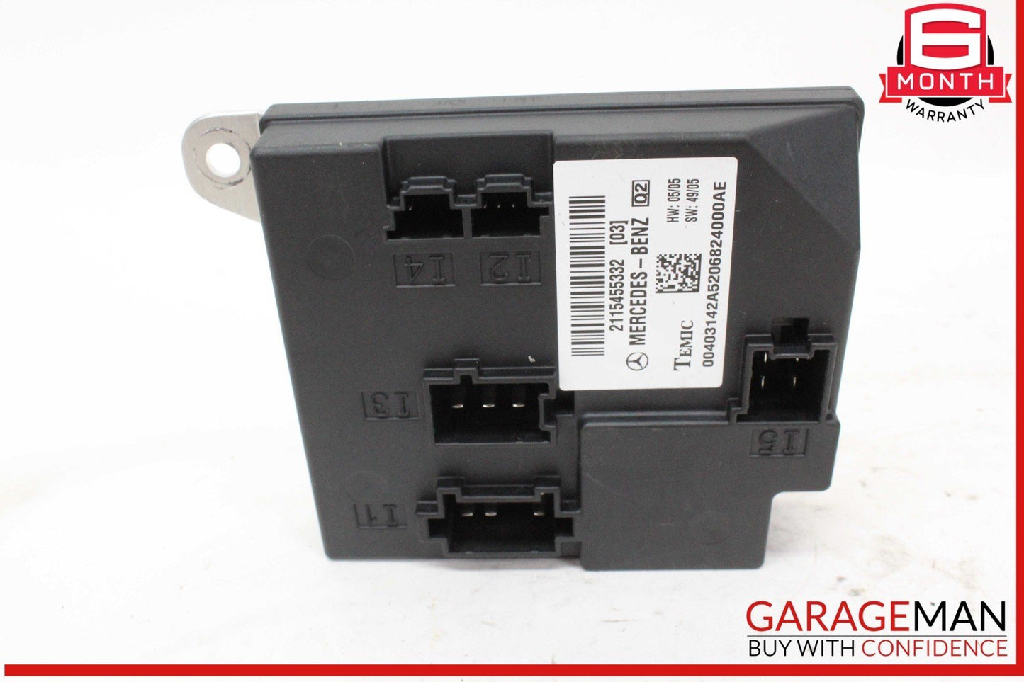 03-11 Mercedes W211 E320 CDI Body Control Module BCM 2115455332 OEM