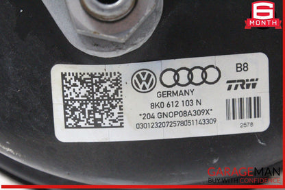 13-16 Audi A4 Power Brake Booster Master Cylinder w/ Reservoir 8K0612103N OEM