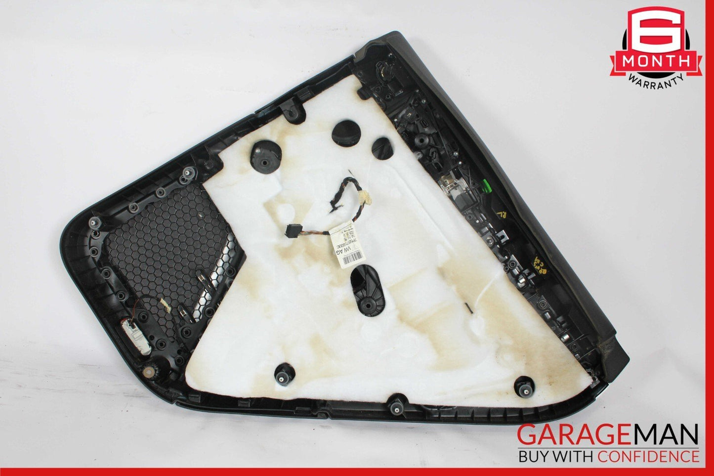 11-18 Porsche Cayenne 958 Rear Left Side Interior Door Panel Trim Assy Black