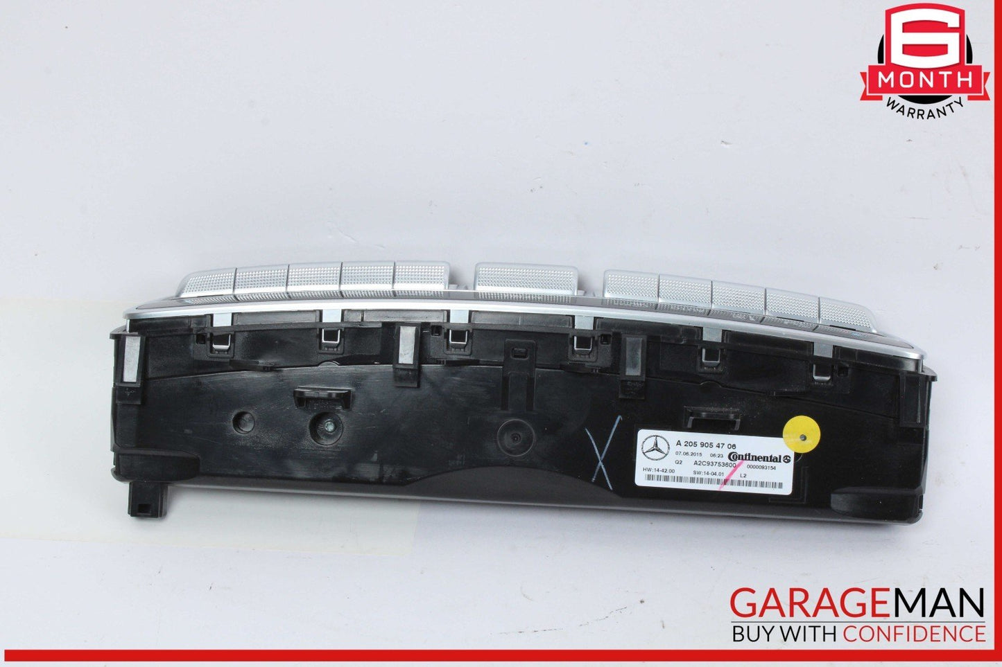 15-20 Mercedes W205 C300 C350e C400 A/C AC Heater Climate Control Switch OEM